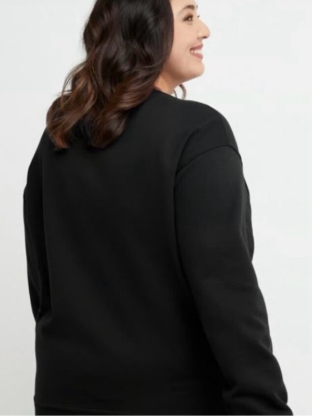 Champion PowerBlend Sweatshirt (Women’s Plus 1X) - Picture 5 of 12